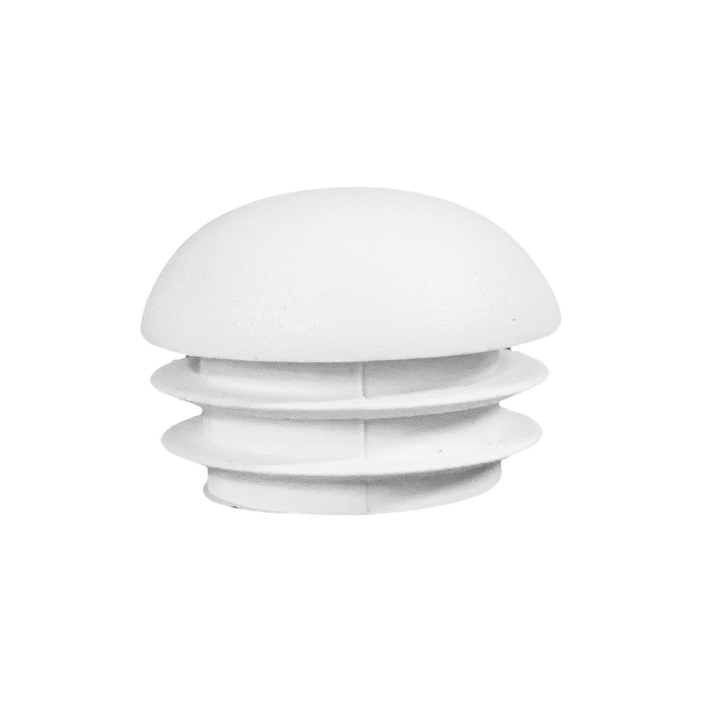 Kunststof stoelpootdop (rond, 18-23 mm, wit)