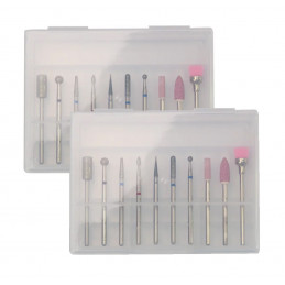 Set di 20 micro frese e frese (manicure)