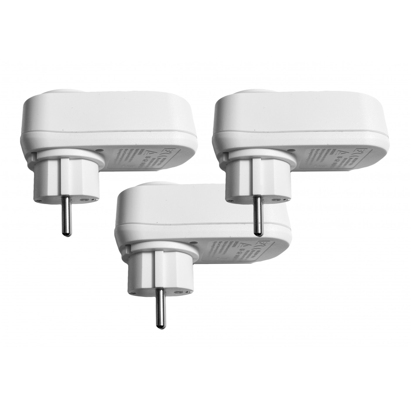 LoraTap Dubbele Alexa wifi-schakelaar, 2 kanalen, wisselschakelaar, parallel, 5 A, 1100 W, draadloos, intelligent, afstandsbediening, compatibel met Alexa