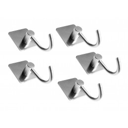 Set di 5 robusti ganci per cucina e bagno (modello C)