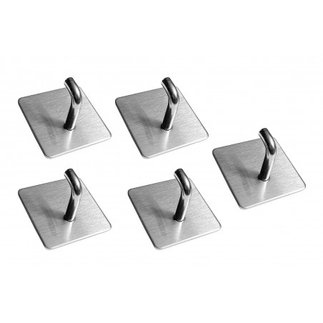 Set di 5 robusti ganci per cucina e bagno (modello B)