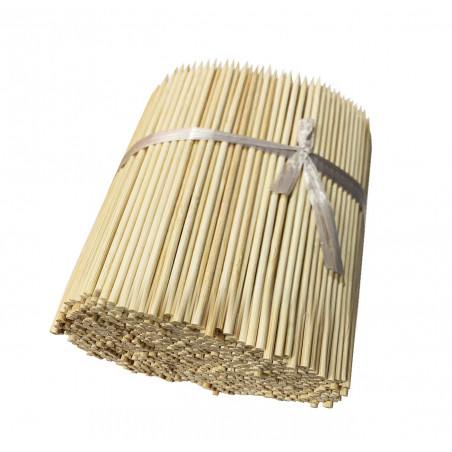 Lot de 1000 bâtons de bambou (4 mm x 18 cm)