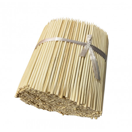 Set of 1000 bamboo sticks (4 mm x 18 cm)