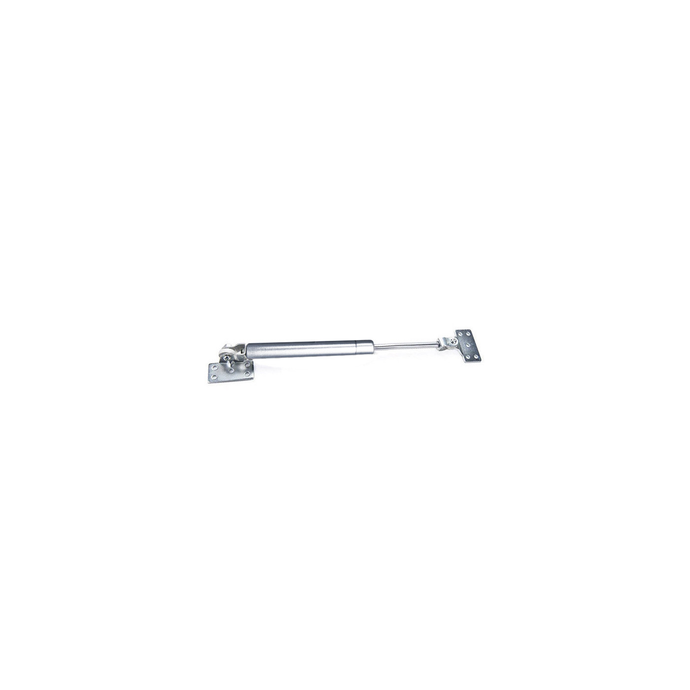Universal gas spring with brackets (200N/20kg, 258 mm, silver)