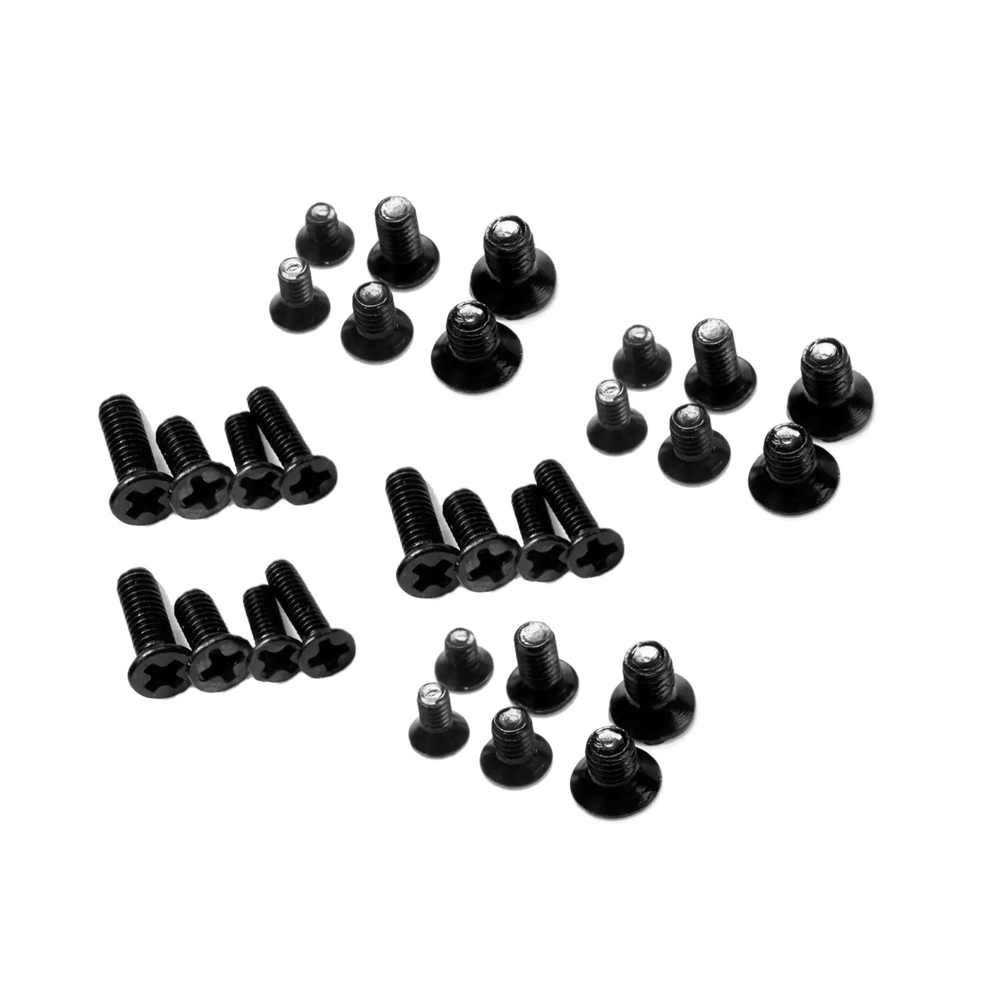 set-van-300-zeer-kleine-ijzeren-boutjes-m2-m2-5-m3-zwart-wood