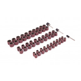 Set von 60 Schleifbänder, Körnung 120, mit 3 Dornen (3,2 mm)