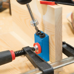 Pocket bore jig 7 pieces with drill jigs for 6 8 and 10 mm dia