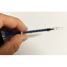 Conjunto de 25 seringas pequenas (1 ml, sem agulha, para uso