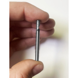 Set HQ micro frese a elica singola (4,0 mm, 10 pezzi)