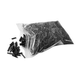 Zwart gekleurde houtjes (1800 stuks), 550 gram
