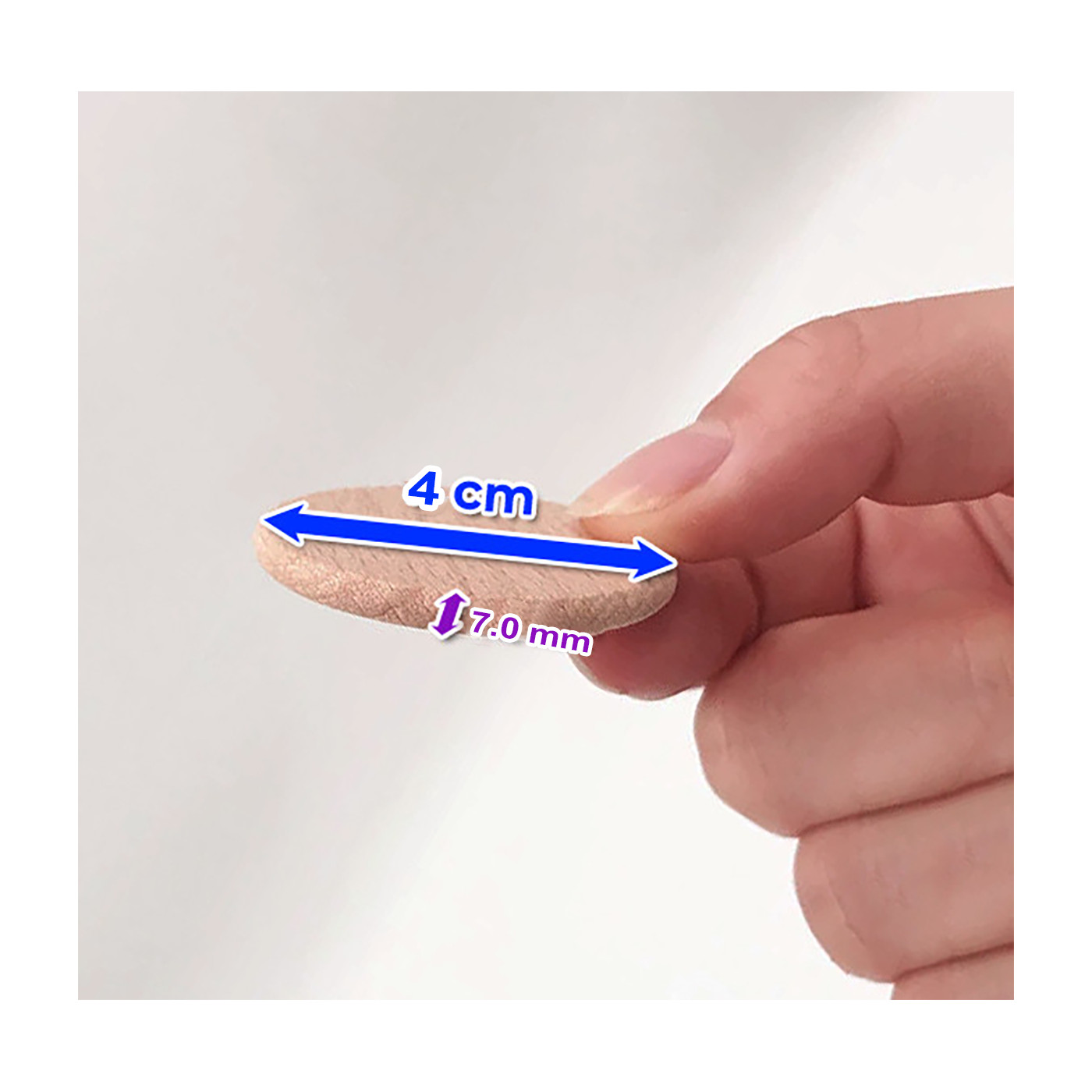 Paquete De 10 Círculos De Madera Sin Terminar De 20 Cm Para Manualidades, Cortes En Blanco Para