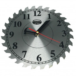 Relógio de loja de garagem, 25 cm