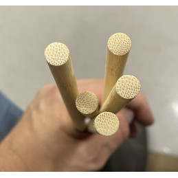 Set of 60 long bamboo sticks (10 mm x 80 cm)