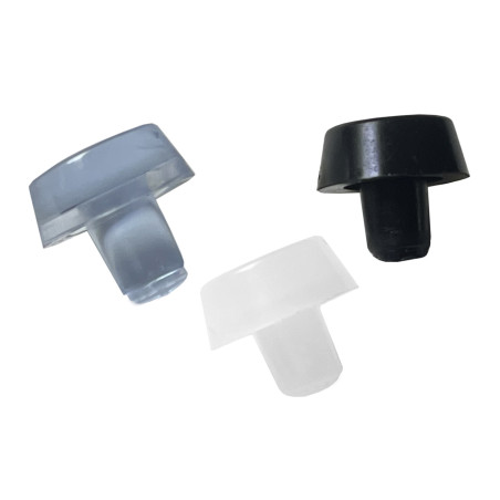 Lot de 50 bouchons, tampons, butées en PVC (ronds, 6,3 mm Lot de 50 bouchons, tampons, butées en PVC (ronds, 6,3 mm