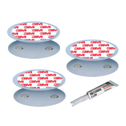 Magnetický závěsný systém (průměr 7 cm, na zeď a strop)