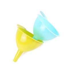 Set van 2 kunststof trechters (mint en groen)