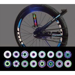 Lampka na koło rowerowe (lampka LED do kół)