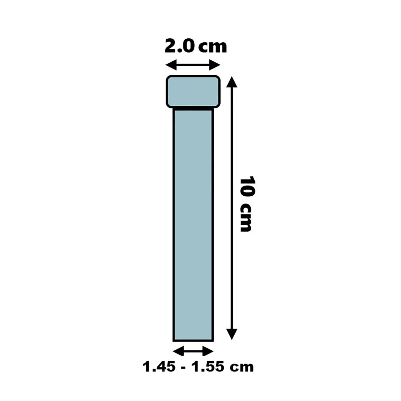 BUYGOO Provette Plastica Portaconfetti 15PZ Provette Plastica