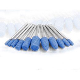 10 Dischi Abrasivi A Ventaglio Da 15 Mm – Grana 400 Per Dremel, Proxxon E Multifunzione – Mandrino 2,8 Mm
