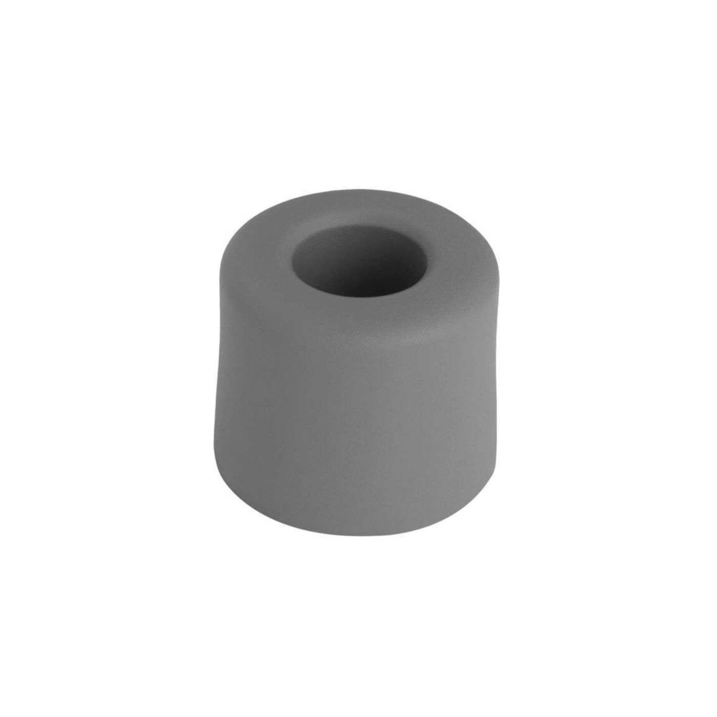 Tope de puerta (3 cm de diámetro, 2,5 cm de altura, gris)