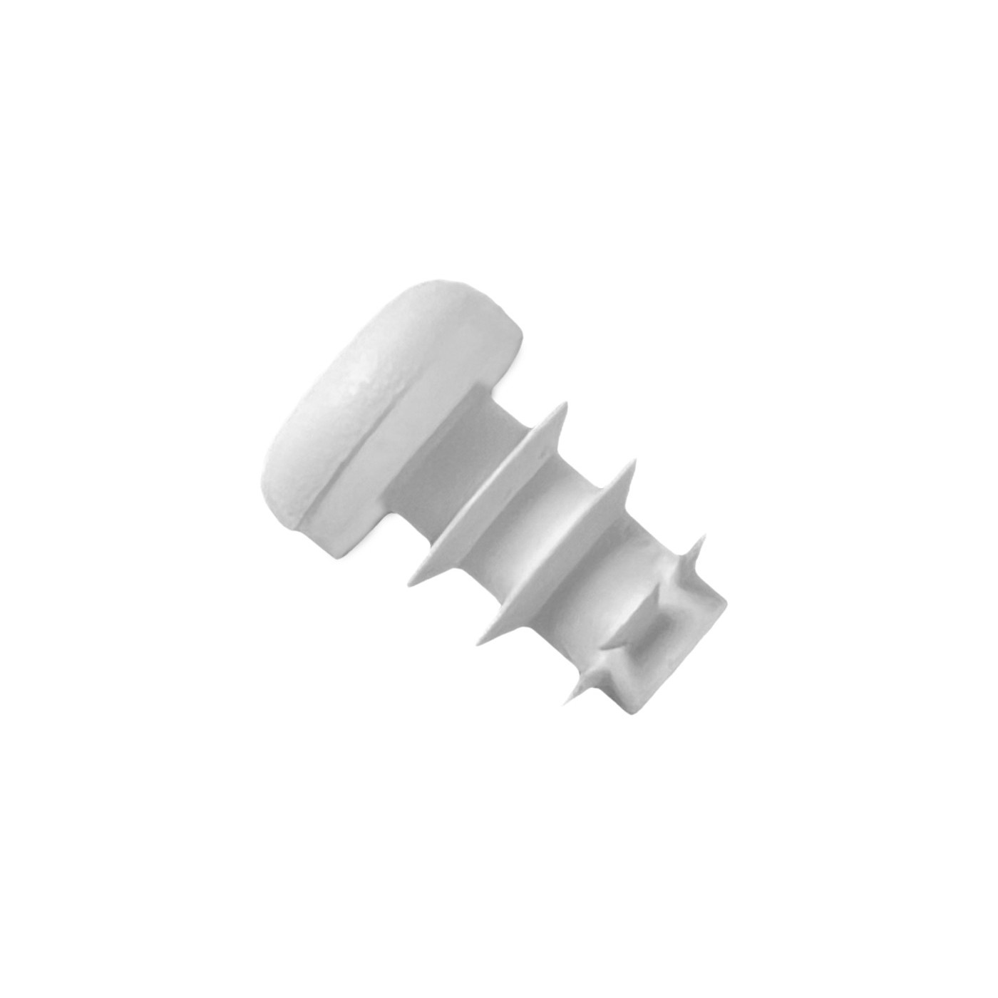 Zestaw 50 plastikowych zatyczek (okrągłych, 5-8,5-10, białych)