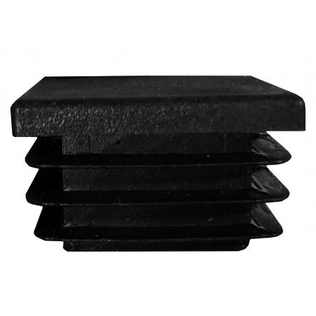 Plaststolbenkappe (firkantet, 14-18 mm, sort)