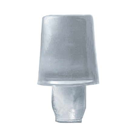 Sæt med 50 PVC-propper, stifter (runde, 6,5 mm, transparente)
