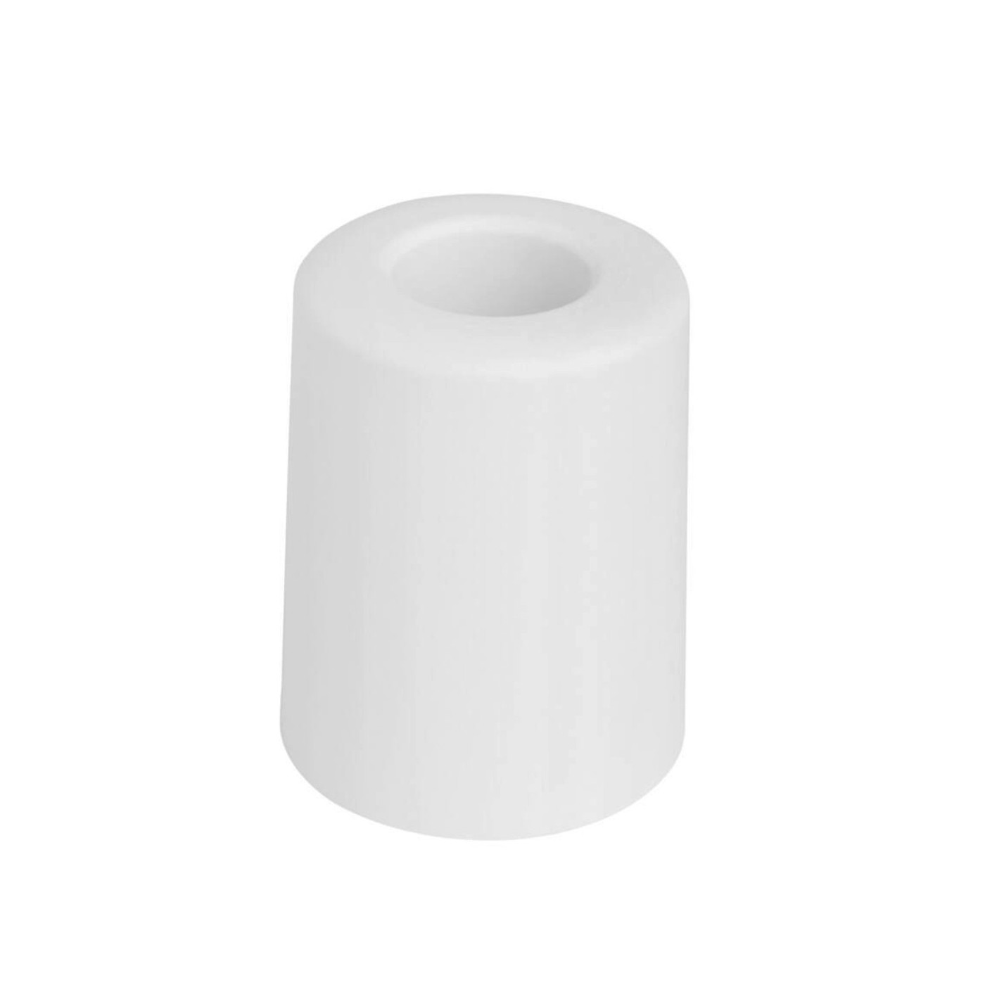 Set di 2 fermaporta (diametro 4 cm, altezza 3,1 cm, bianco)