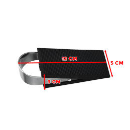Fermaporta (acciaio inox e gomma)