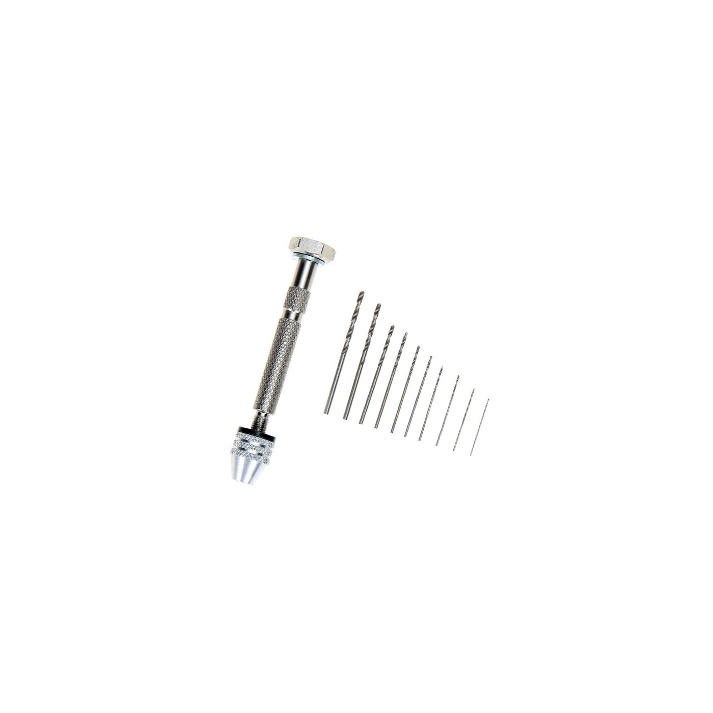 Micro hand drill (10 drill bits included)