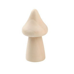 Figurine champignon en bois (pour bricolage, 7 cm de hauteur)
