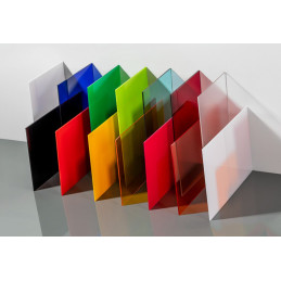 Acrylic (PMMA) base plate (black, 50x30 cm, 3 mm thick)