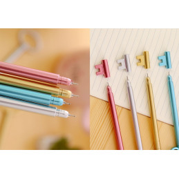 Key-shaped fineliner, pink (black ink)