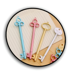 Key-shaped fineliner, gold (black ink)