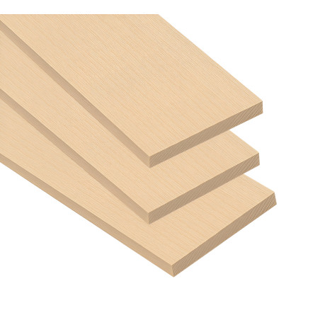Neatly planed basswood plank (6x30x0.7 cm, for working or Neatly planed basswood plank (6x30x0.7 cm, for working or
