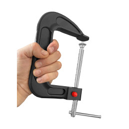 Black G-clamp (glue clamp) 180x100 mm