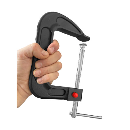 Black G-clamp (glue clamp) 180x100 mm Black G-clamp (glue clamp) 180x100 mm