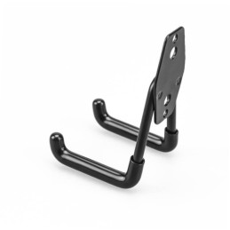 Doppelter Wandhaken (schwarz)