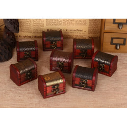 Coffre en bois vintage