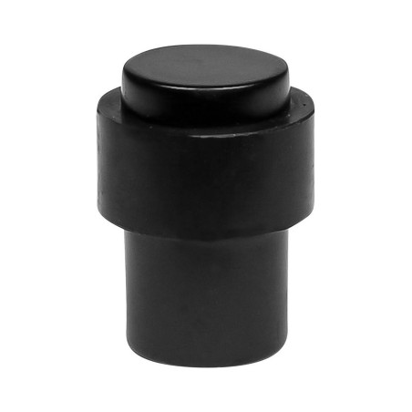 Türstopper aus Metall mit Gummiring, schwarz (3 cm Durchmesser Türstopper aus Metall mit Gummiring, schwarz (3 cm Durchmesser
