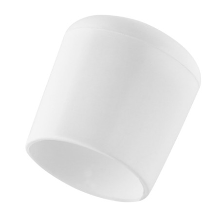 Flexible chair leg cap (round, 16 mm, white)