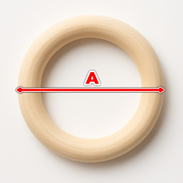 Wooden ring for crafts (70 mm)