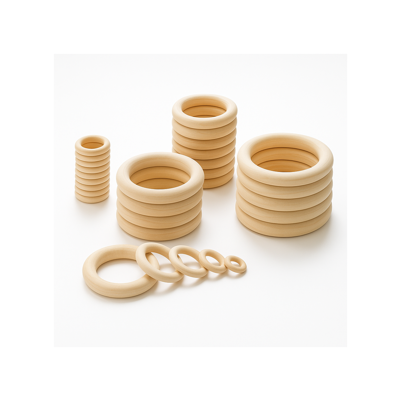 Wooden ring for crafts (70 mm)