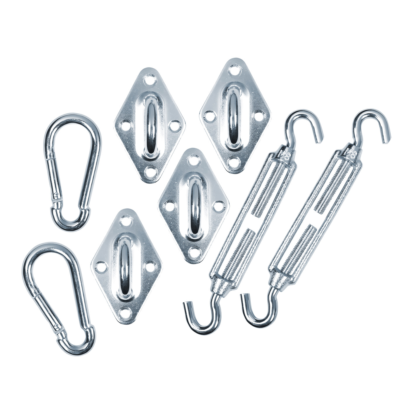 Universal mounting set, 8-piece