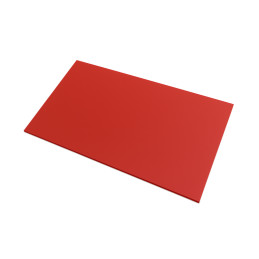Acrylaat (PMMA) basisplaat (rood, 50x30 cm, 3 mm dik)