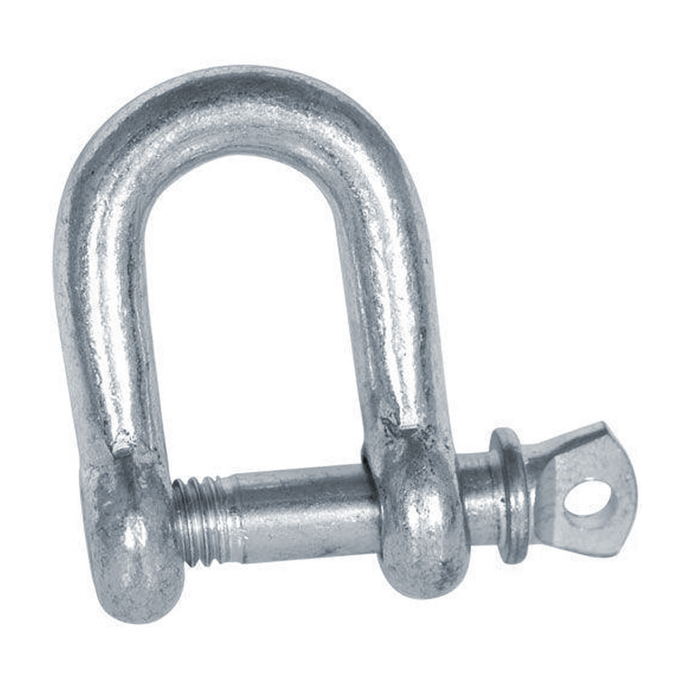 Bow shackle (8 mm, galvanized steel)
