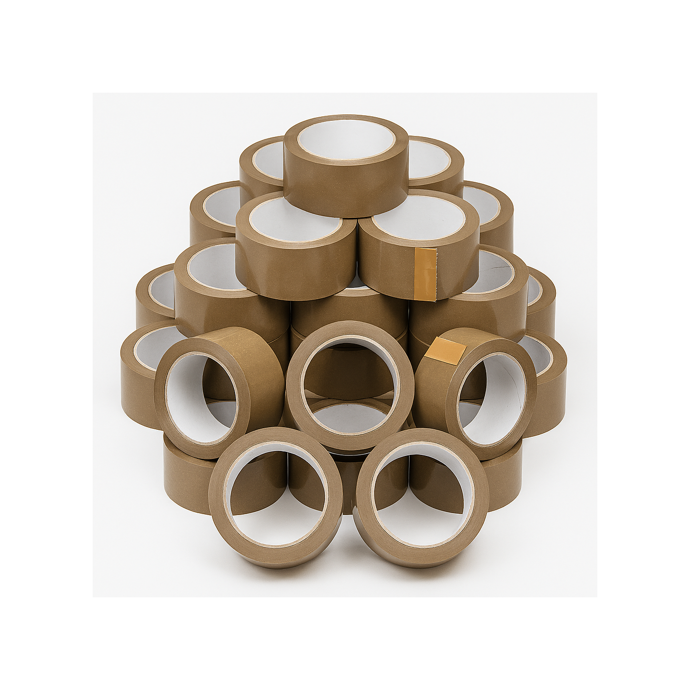 Set of 30 rolls of budget packaging tape (48 mm x 50 meters