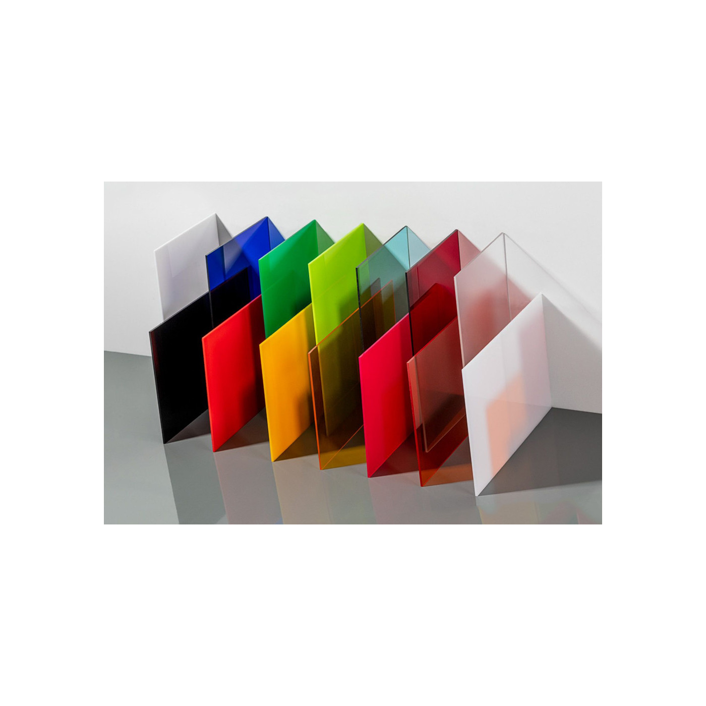 Acrylic (PMMA) base plate (light green, 50x30 cm, 3 mm thick)