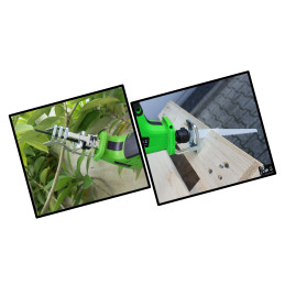 Cordless reciprocating saw / pruning saw with 12V battery