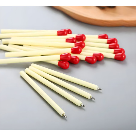 Mini ballpoint pen in the shape of a match